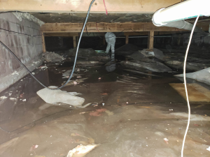 Flooded Crawl Space