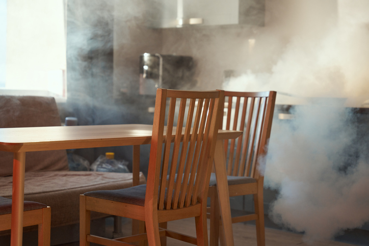 Smoke in kitchen