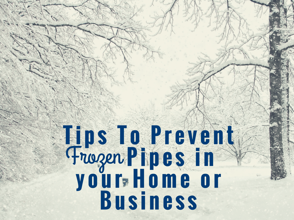 Tips to prevent pipes freezing