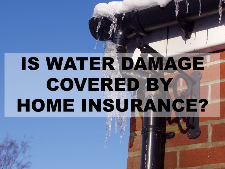 is water damage covered by home insurance