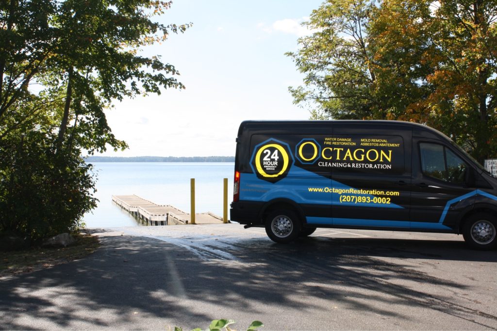 Windham Octagon Vehicle by lake