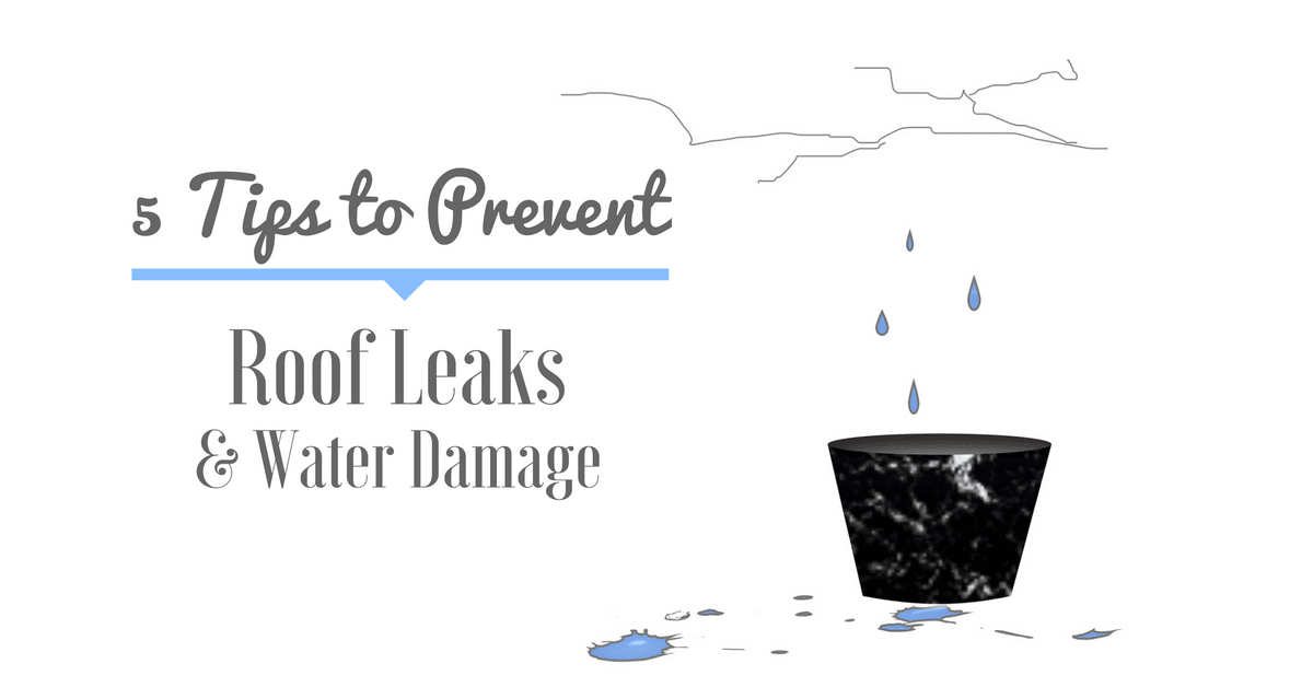 5 Tips to Prevent Roof Leaks & Water Damage