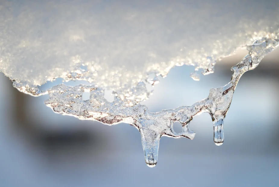 melting snow